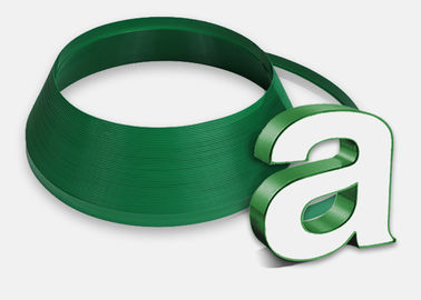 हरा रंग प्रबुद्ध इलेक्ट्रॉनिक संकेत 3/4 '' पीवीसी एंड चैनल पत्र प्लास्टिक ट्रिम कैप