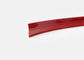 लाल रंग एलईडी चैनल ट्रिम कैप जे आकार एसजीएस प्रमाणन प्लास्टिक ट्रिम कैप के साथ अच्छा लचीलापन