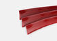 सुरक्षित सामग्री लाल रंग एक्रिलिक चैनल पत्र एज 2.0 सेमी चौड़ाई प्लास्टिक ट्रिम कैप