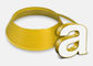 पीले रंग के हेड फ्रंटलाइट एलईडी साइन लाइट चैनल पत्र प्लास्टिक ट्रिम कैप