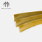 निविड़ अंधकार 3/4 इंच पीला रंग चैनल पत्र 35 मीटर लंबाई प्लास्टिक ट्रिम कैप