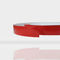 फ्लैट एल्यूमीनियम पट्टी ट्रिम कैप 0.6 / 0.8 मिमी लाल रंग डबल साइड कोटिंग चैनल