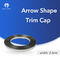 आउटडोर के लिए 2.6 सेमी Bendable पीवीसी प्लास्टिक ट्रिम कैप उच्च लचीलापन